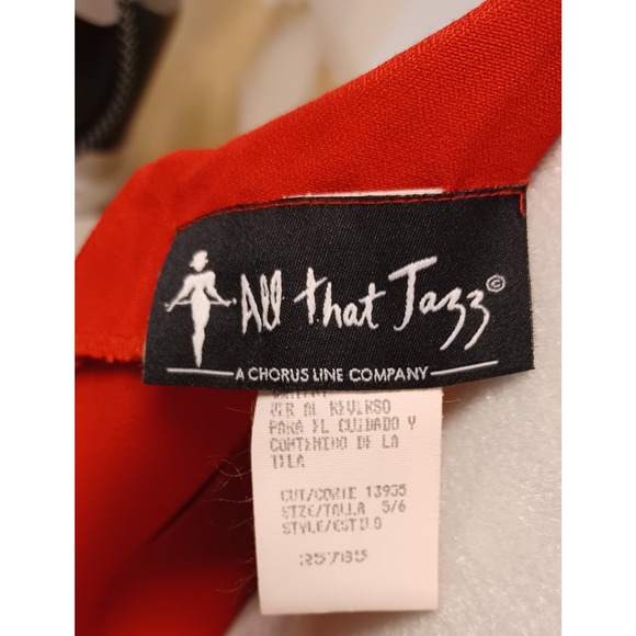 Vintage Red Dress Size 5/6 by All That Jazz - Great Fit! - Picture 5 of 10